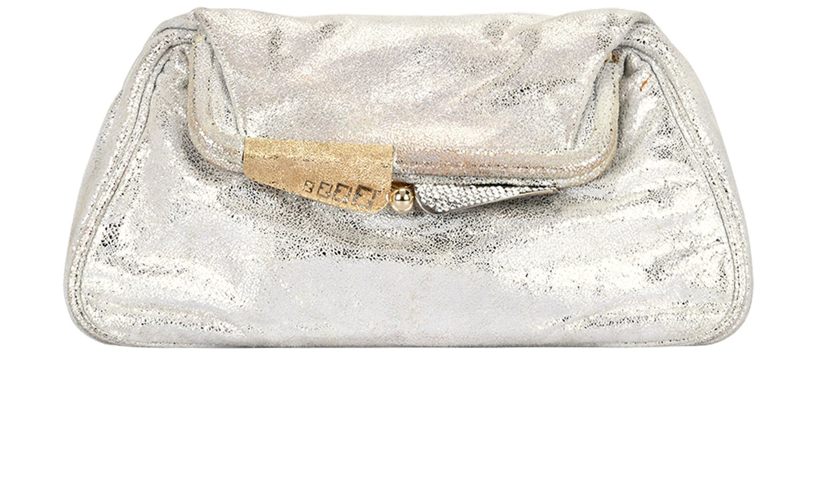 Mini Metallic Borderline Clutch, Fendi - Designer Exchange
